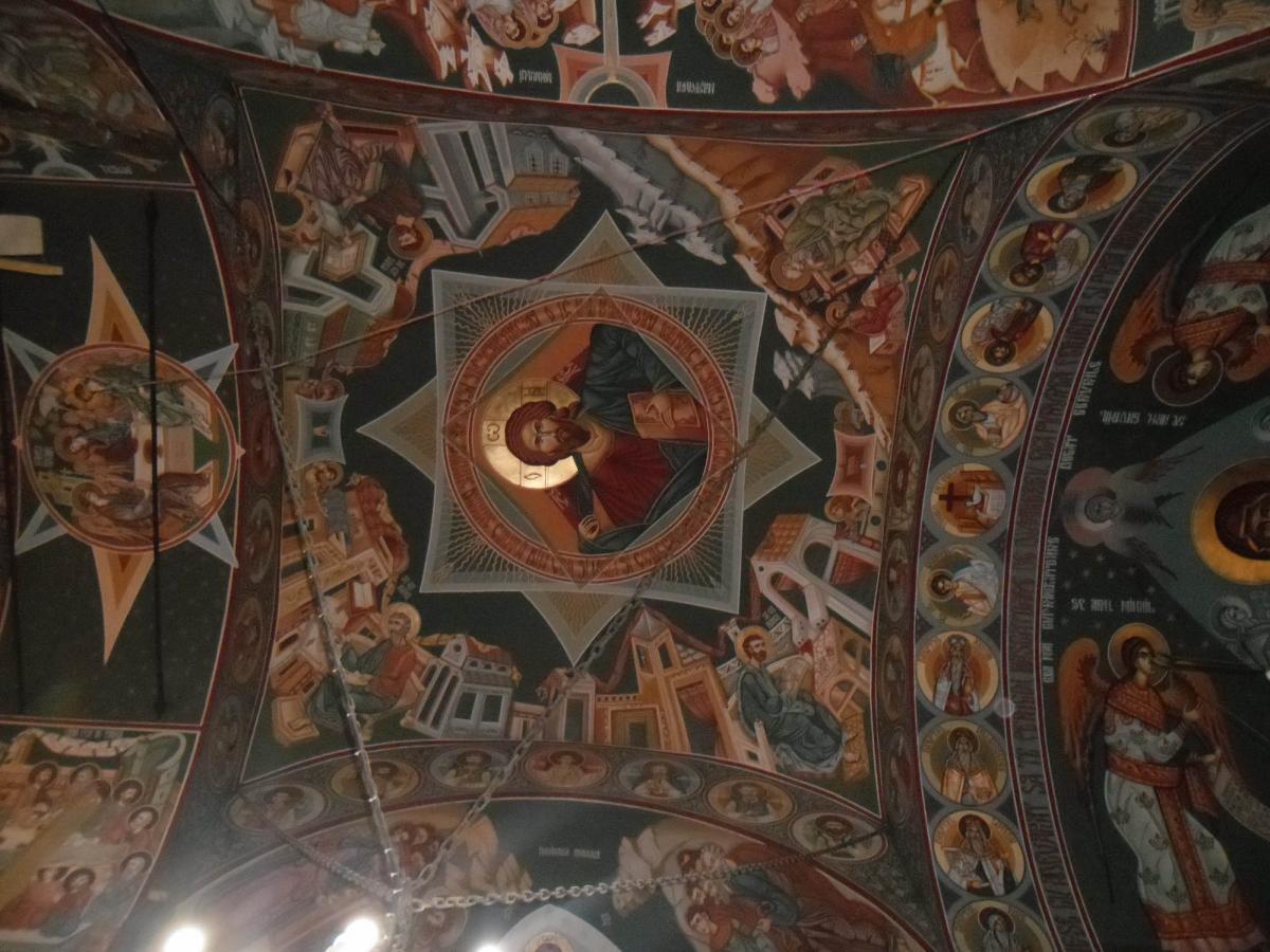 Lucrarea de pictura a Bisericii Sf.Dumitru Costești